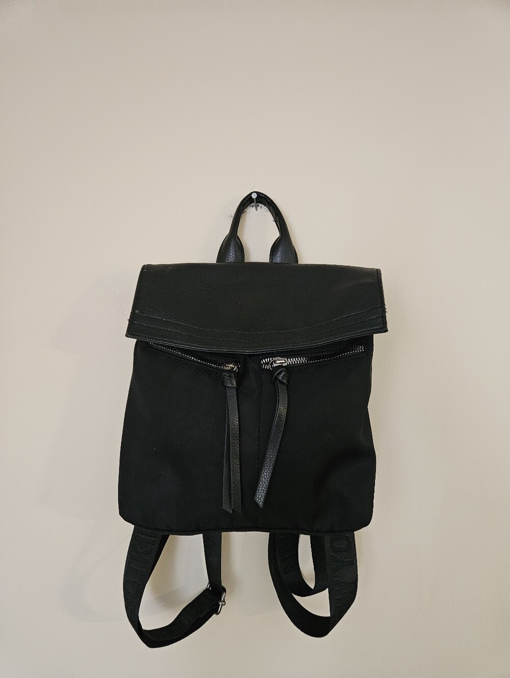 Botkier Women's Small Backpack - Minimal Canvas & Leather Design
